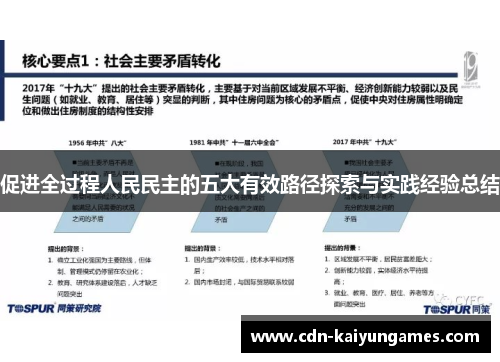 促进全过程人民民主的五大有效路径探索与实践经验总结