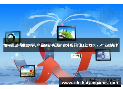 如何通过精准营销和产品创新实现新春外贸开门红助力2025年业绩增长